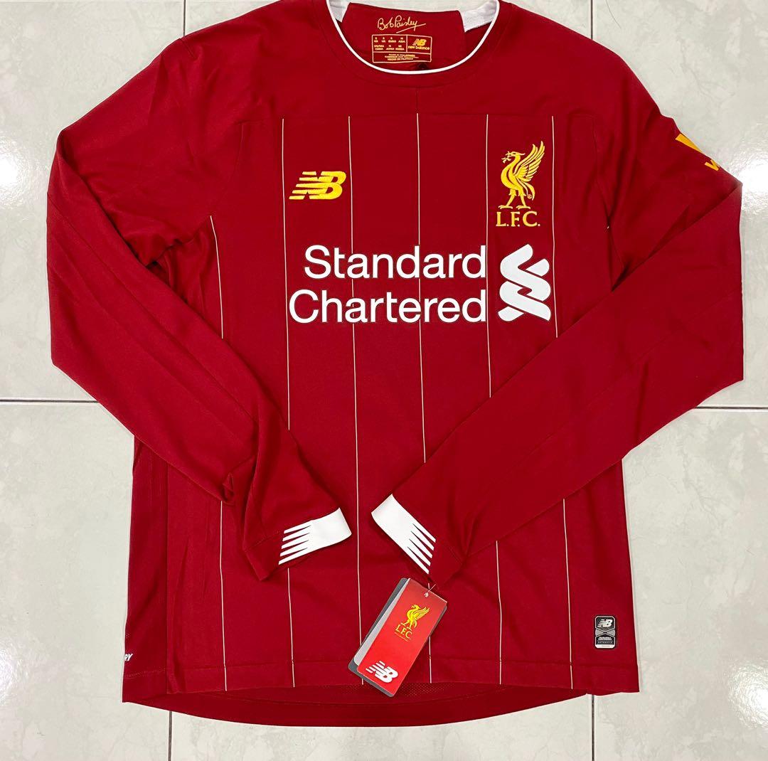 Liverpool Home Kit Long Sleeve 19 20 BNWT Men s Fashion