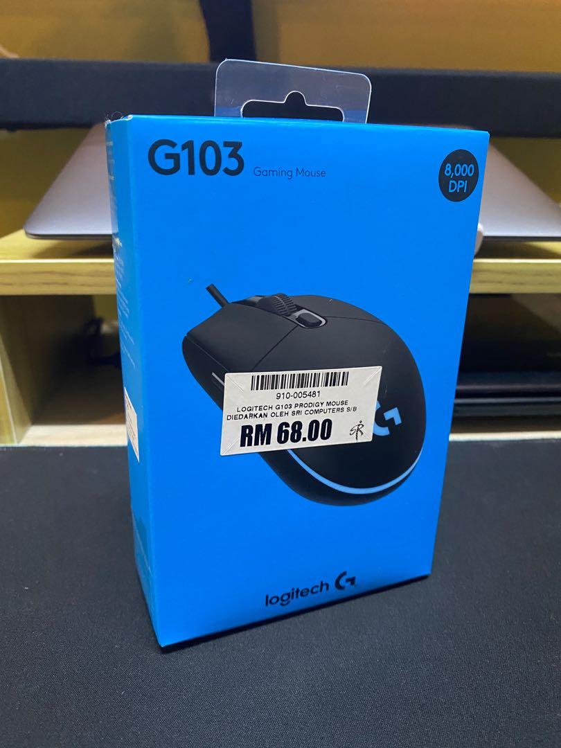 Logitech G103 RGB Gaming Mouse, Computers & Tech, Parts & Accessories ...