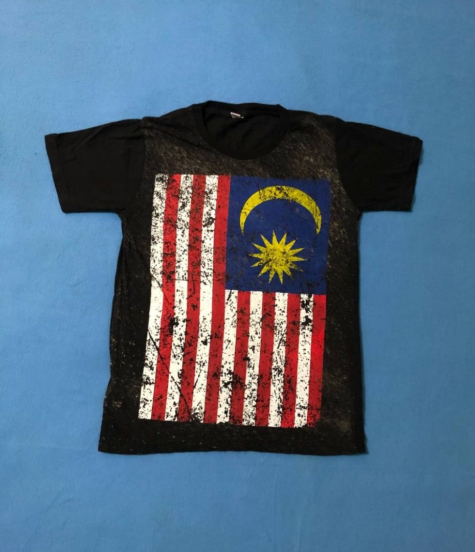 Malaysia Tshirt Tee Flag bendera, Men's Fashion, Clothes, Others 