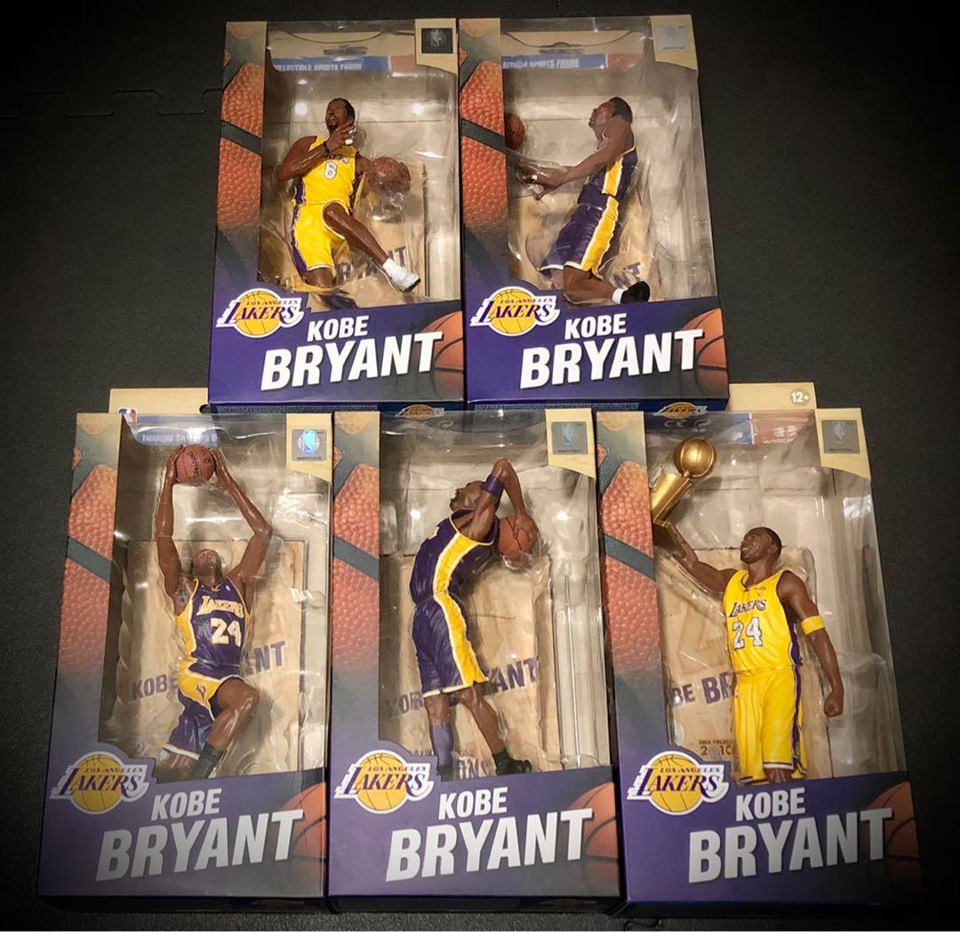 Mcfarlane Kobe Bryant Championship Set Of 5, Hobbies & Toys, Toys