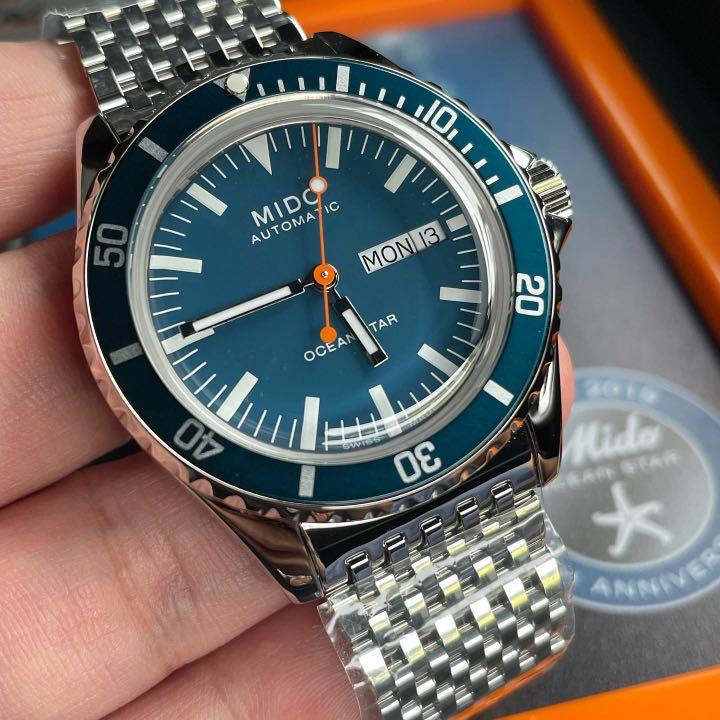 Mido ocean best sale star tribute blue
