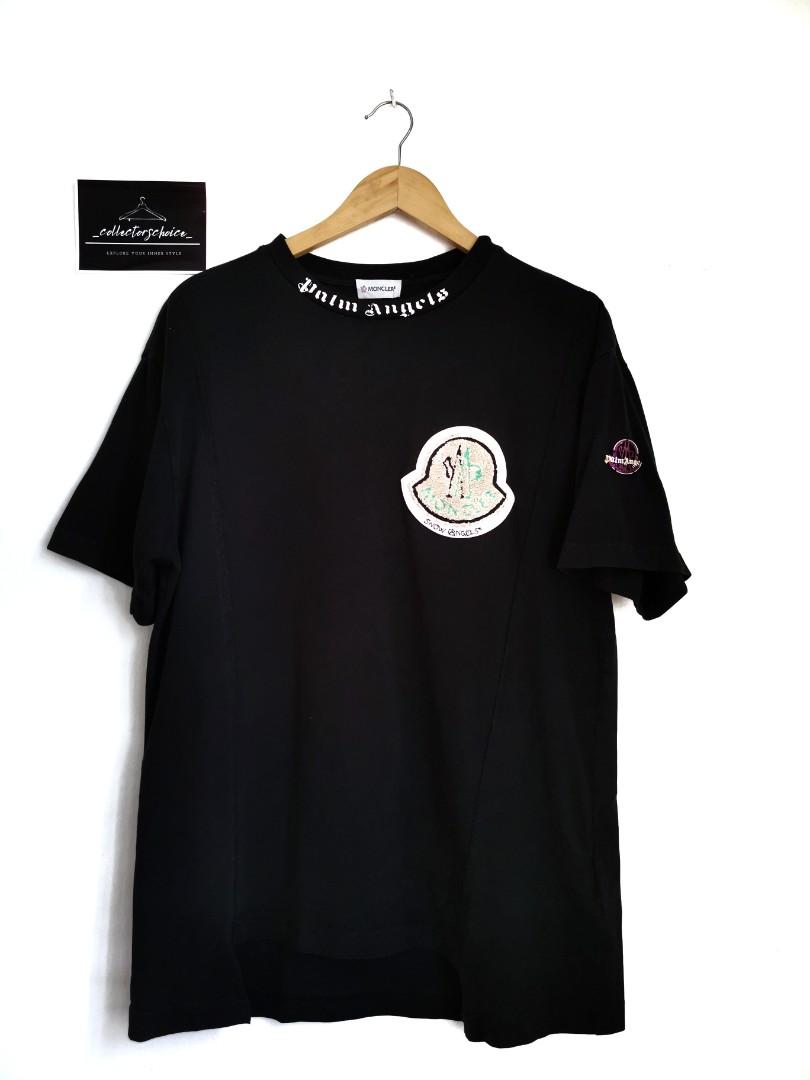 MONCLER GENIUS + Palm Angels Logo-Appliquéd Cotton-Jersey T-Shirt