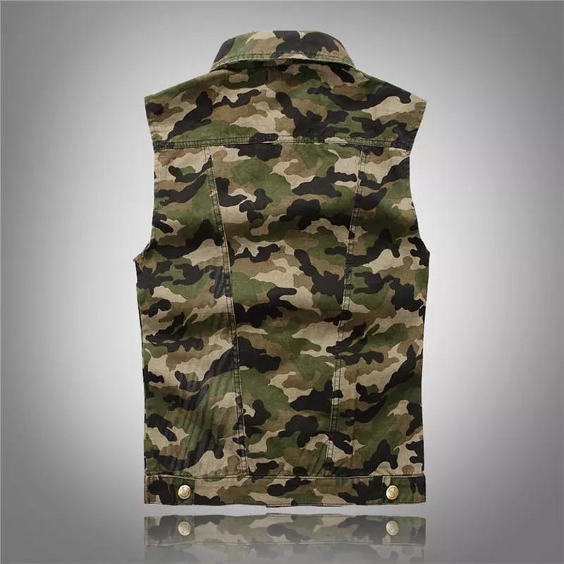 Mens camo vest store