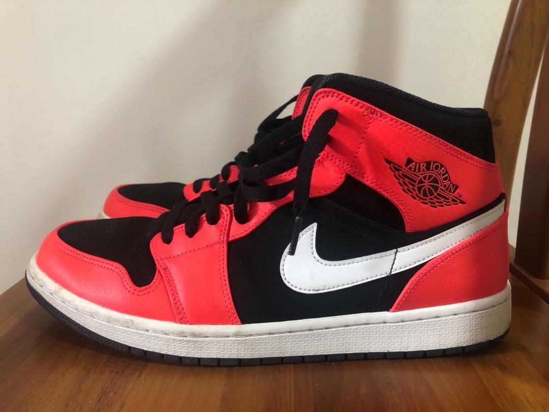 Nike Air Jordan 1 Retro Mid Infrared 23 Men s Fashion Footwear