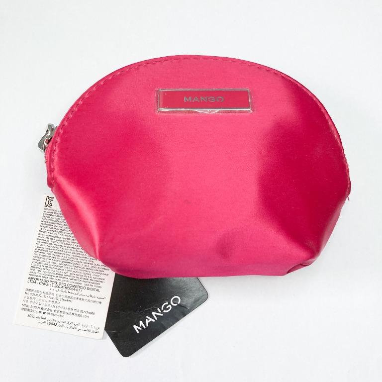 NWT Mango Hot Pink Small Pouch