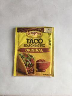 Old El Paso Taco seasoning Mix original ( 28g )