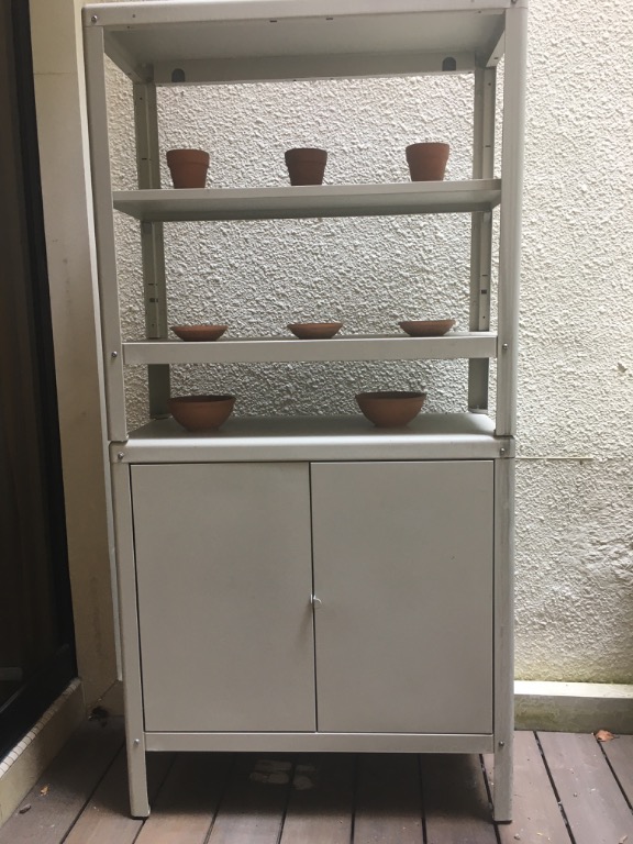 Outdoor metal storage IKEA, Furniture & Home Living, Outdoor