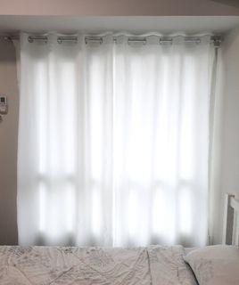 Plain white curtains, 60x84 inches, sold per panel, brand new