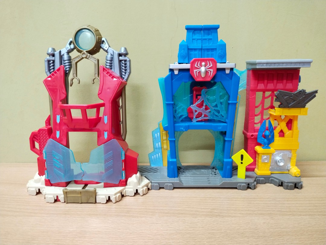 Playskool Spiderman and Ironman Playset, Hobbies & Toys, Toys & Games