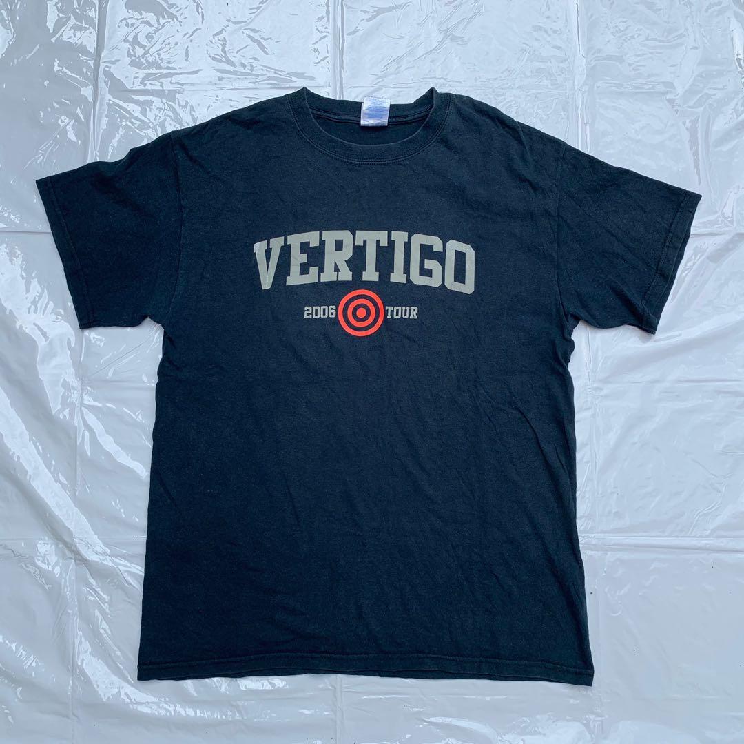 PO MUSIC U2 VERTIGO TOUR 2006 MEDIUM BLACK T SHIRT UNISEX, Men's