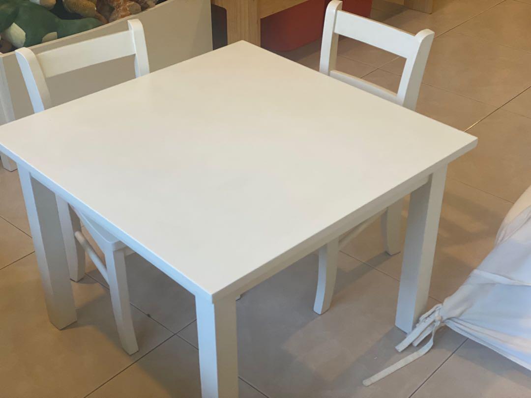 My first top table pottery barn