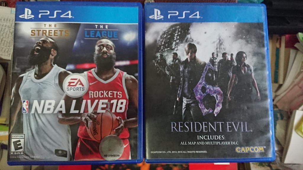 PS4 Games (Category: PlayStation) located in Pasig City. Submitted by in2vintagestuffs (Listing ID 1104014135, Image 2). Description: NBA Live 2018 - P500 / 2020 - P800 Dragonball Xenoverse 2 - sold Resident Evil 6 - Sold Destiny The Collection - P650.