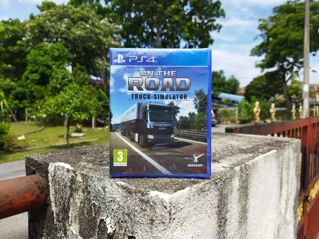 TRUCK *NEW Games, Video ON (R2), Gaming, PlayStation THE SIMULATOR on PS4 ROAD Video Carousell