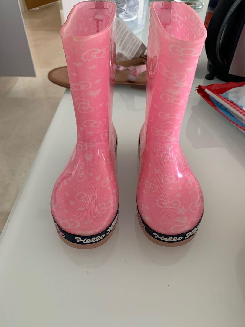 Rain boots with lights store
