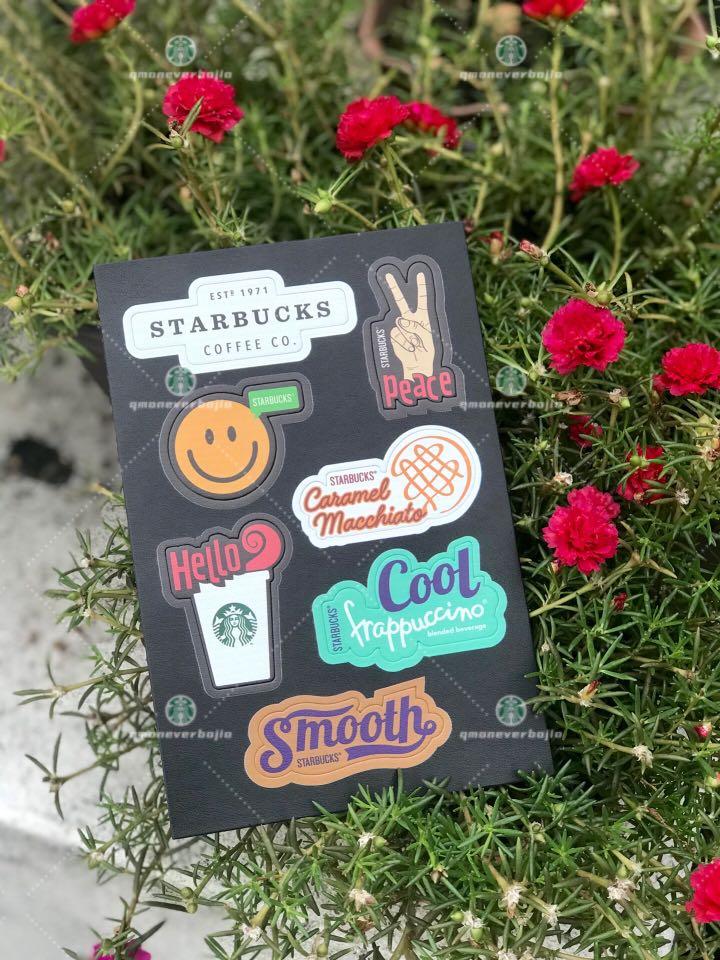 Ready Stock Starbucks Joy Stickers Set Imported Limited Antiques Vintage Collectibles On Carousell