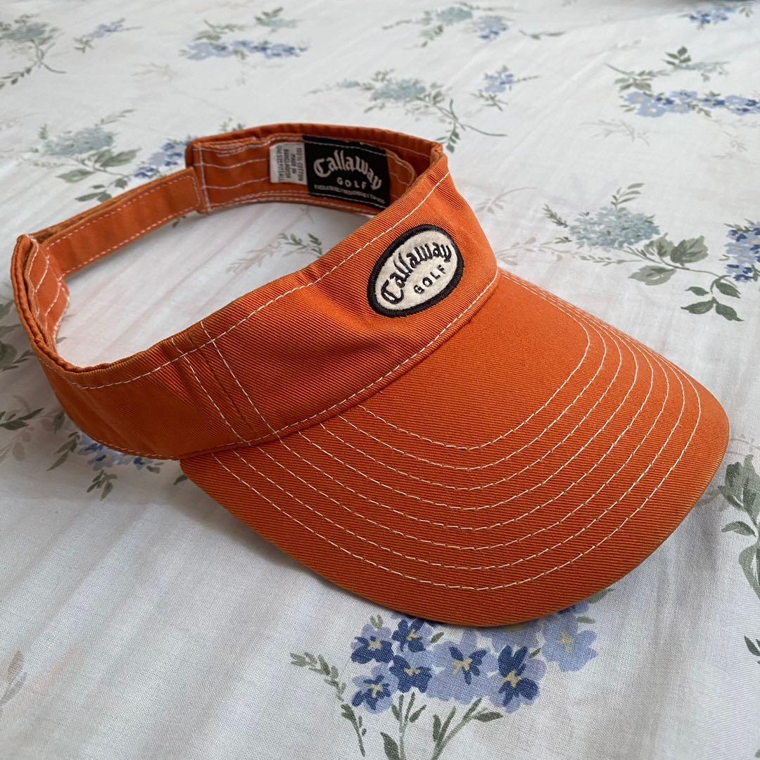 RETRO Y2K CALLAWAY GOLF Orange Velcro Visor Cap, Women's Fashion, Watches &  Accessories, Hats & Beanies on Carousell