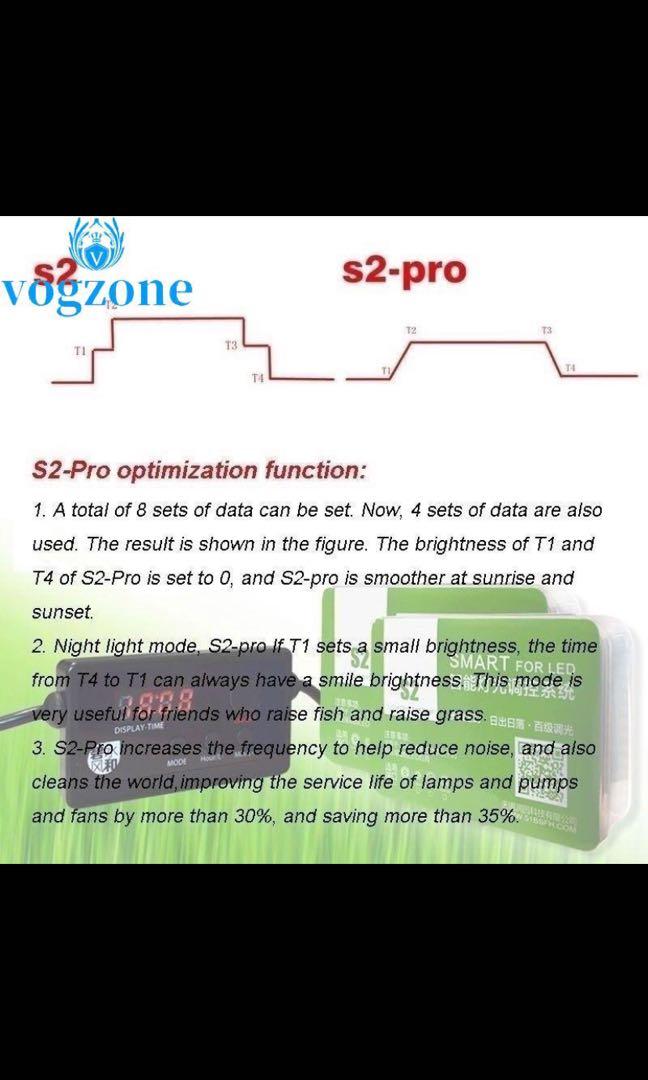 S2 Pro Light Dimmer Aquascape , Pet Supplies, Homes & Other Pet