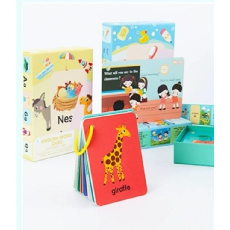 SALES [SG STOCK] ALPHABETS Double Sided ABC Flash card educational