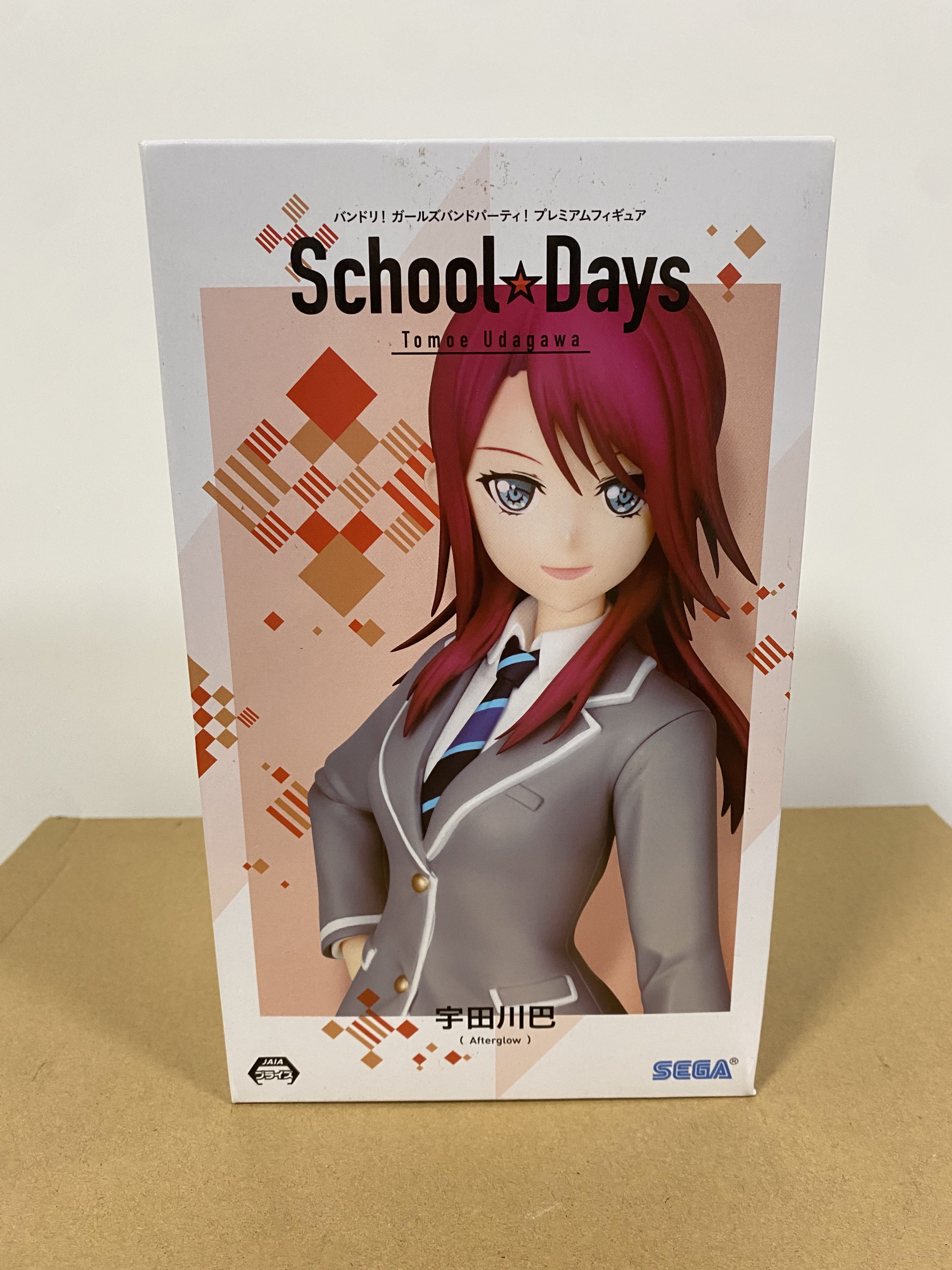 School Days Sega 宇田川巴figure 景品長盒日版 興趣及遊戲 玩具 遊戲類 Carousell