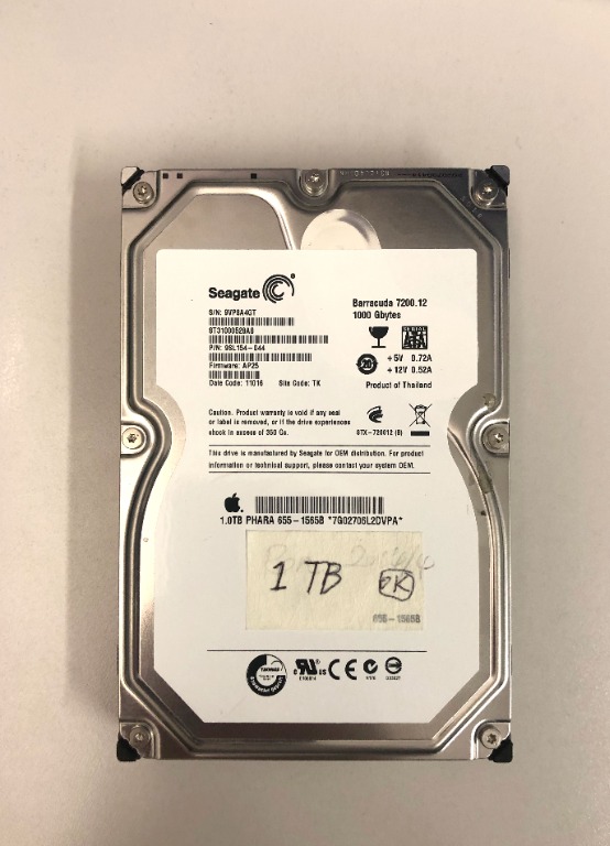 Seagate ST31000528AS 1TB 3.5” Hard Drive, 電腦&科技, 電腦周邊及配件, 硬碟及儲存器- Carousell Seagate ST31000528AS 1TB 3.5” Hard Drive, 電腦&科技, 電腦周邊及配件, 硬碟及儲存器- Carousell