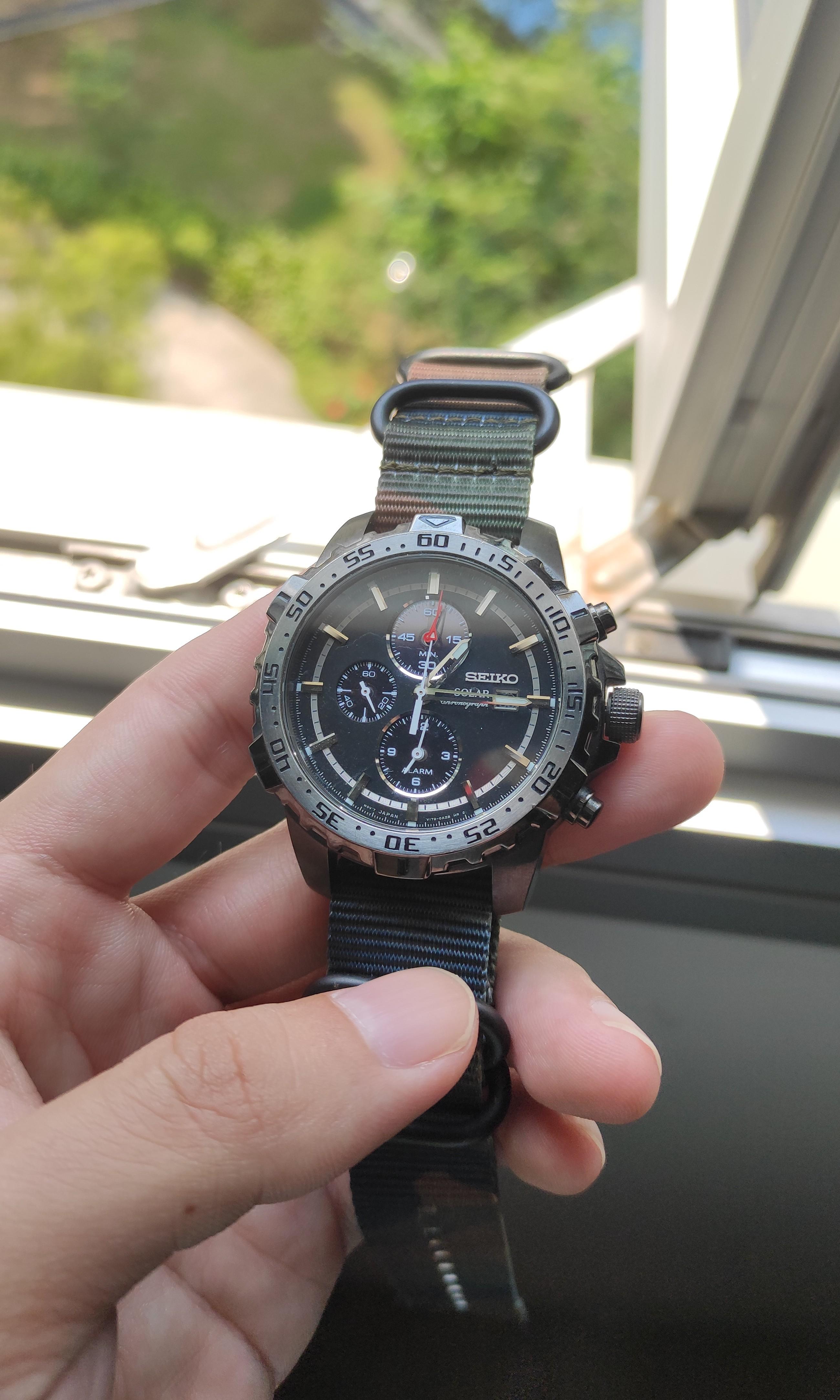 Seiko Solar Chronograph Watch, Men's Fashion, Watches \u0026 Accessories,  Watches on Carousell