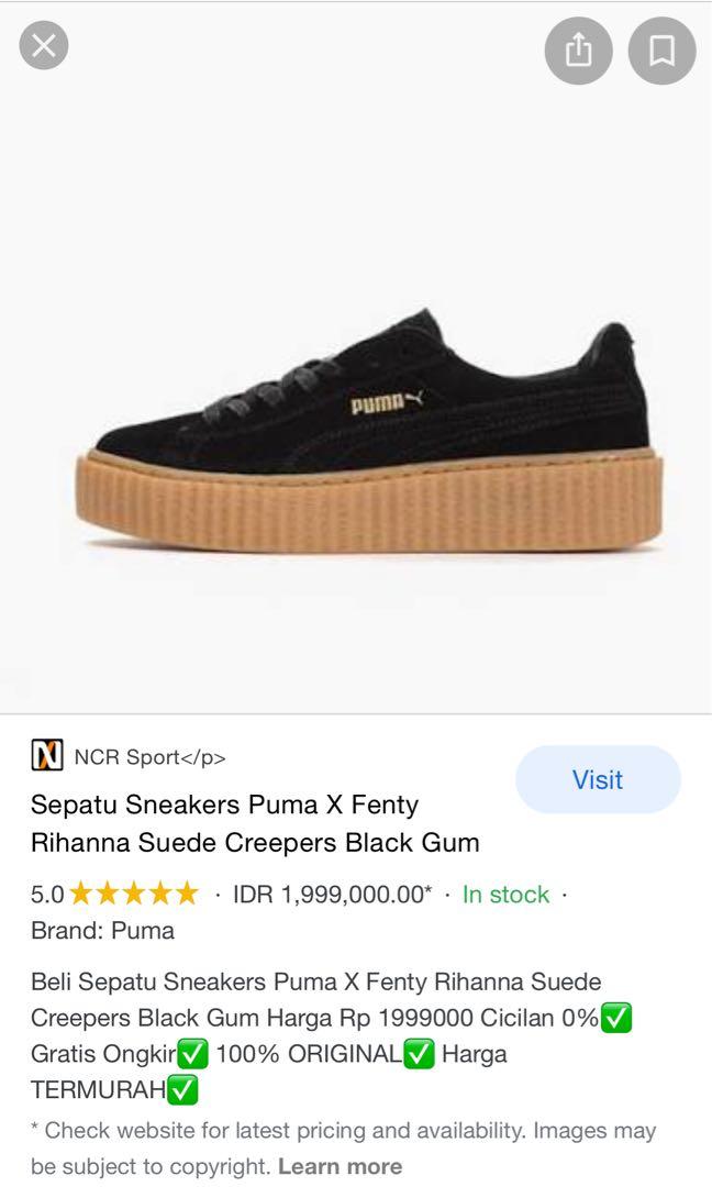 puma fenty suede platform