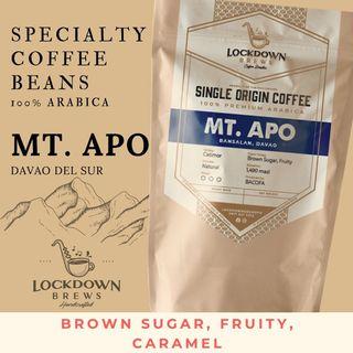 Single Origin Mt. Apo Davao Coffee Beans 250g Specialty Coffee
