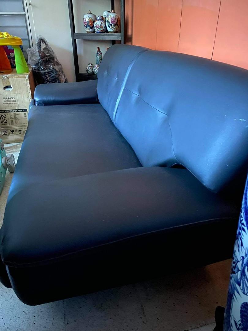 Sofa set with defect for sale, Furniture & Home Living, Furniture