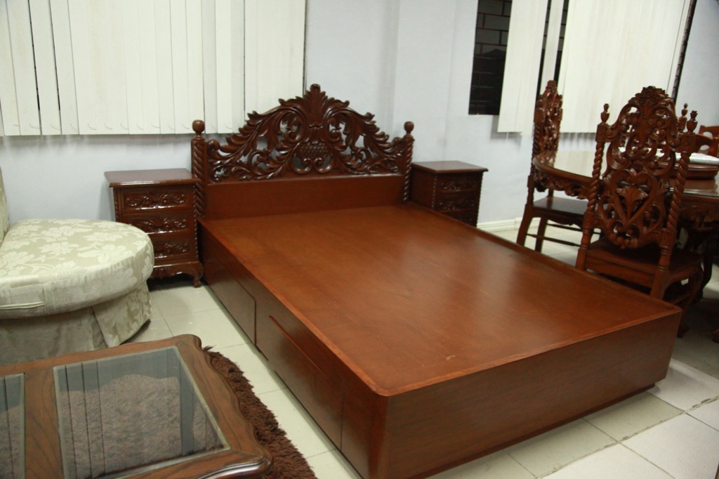 SALE!! SOLID NARRA Bed Set Double, Furniture & Home Living, Furniture