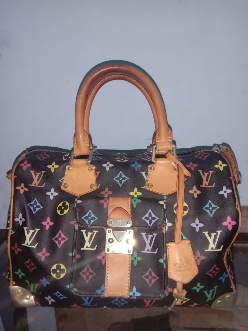 Louis Vuitton Speedy Mini hl Multicolor Canvas with strap | Second hand | Louis  Vuitton Crossbody bags | Etoile Luxury Vintage
