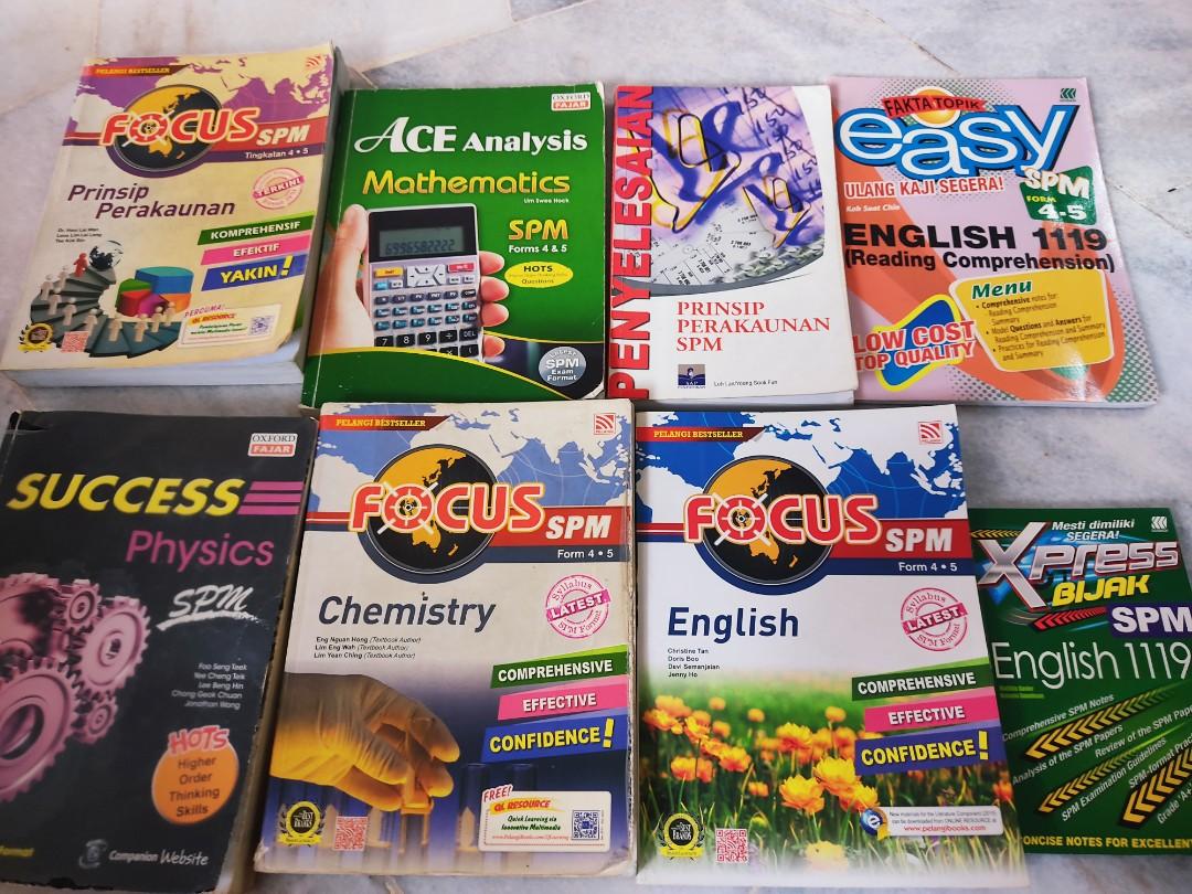 Spm Rm10 Book Ace Analysis Mathematics Rm6 Penyelesaian Prinsip Perakaunan Rm7 English 1119 Sasbadi Rm4 English 1119 Reading Comprehension Rm2 Textbooks On Carousell