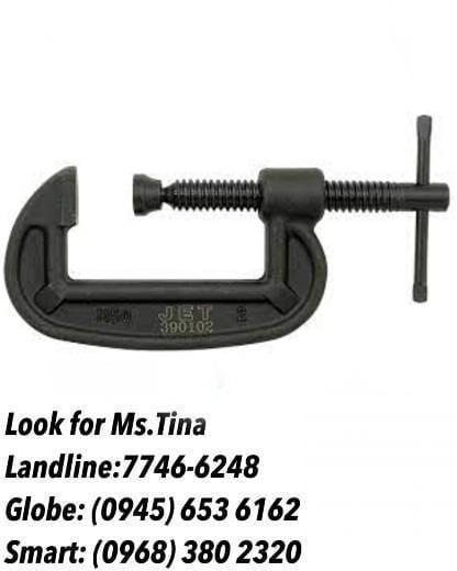 Steel c clamp (Category: Construction Tools & Equipment) located in Manila. Submitted by tina.sales (Listing ID 1103978681, Image 1). Description: Steel c clamp Code: CT-301-2 PRICE: 231 ROBART CONSTRUCTION SUPPLIES ( BIR ACCREDITED ) Manila Office : 1405 Yuseco St. Sta Cruz Manila ☎ Contact Us Now: Landline: (02) 7746-6248 ,7002-2872 Globe: 09354127044, (0945) 140 9560 , (0915)5947897 Smart : 09190086400 , 09614485593 Email: robartconstructionsu