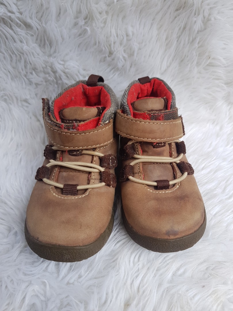 stride rite brown boots