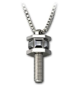Swarovski Newton Screw Pendant Necklace Men s Fashion Watches