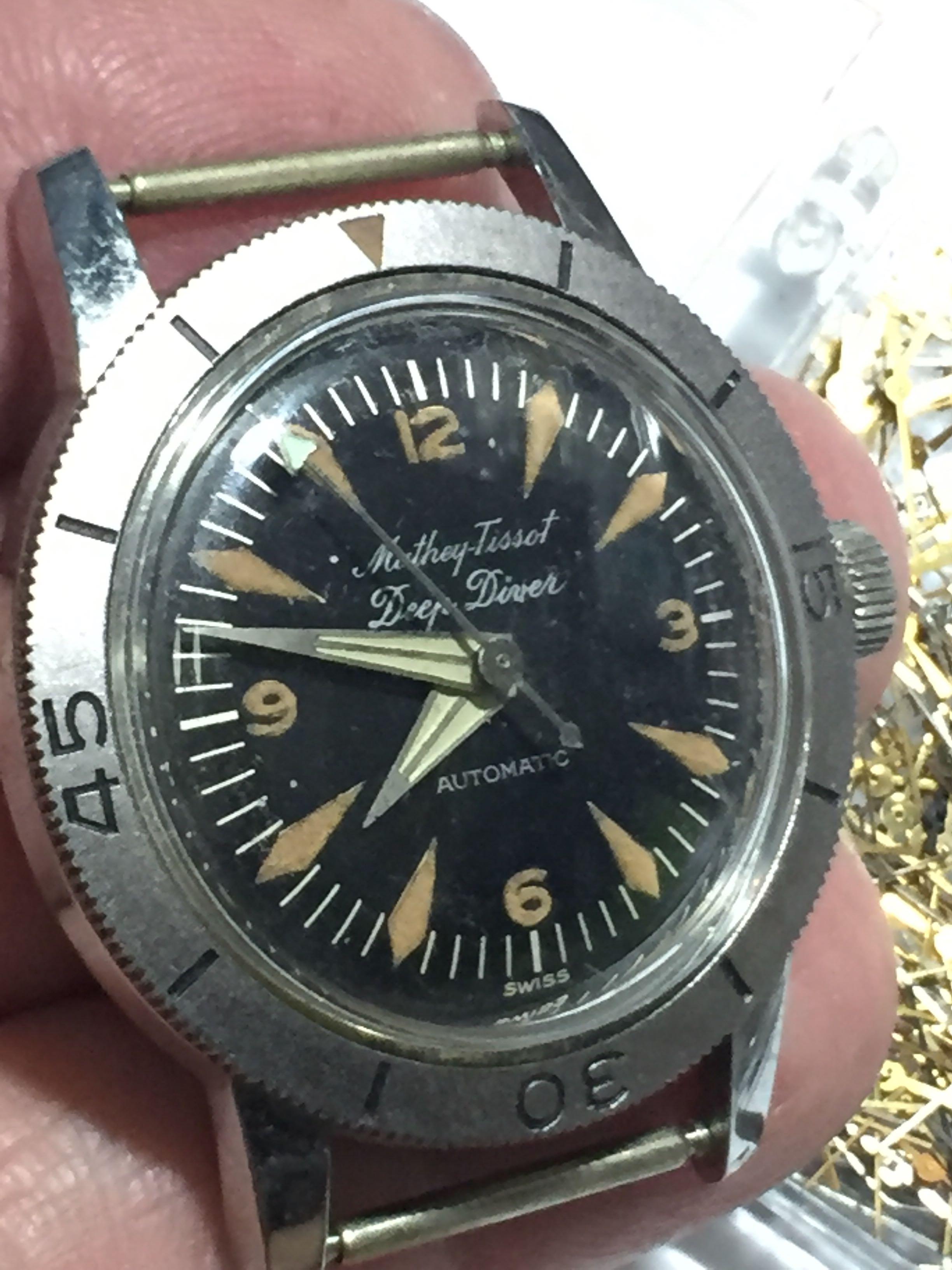 Mathey tissot diver sale