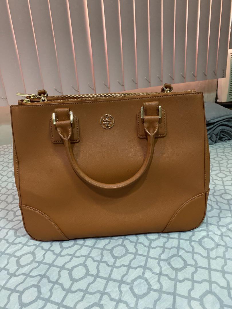 Tory Burch Robinson Double Zip Tote (Authentic), Luxury, Bags & Wallets on  Carousell