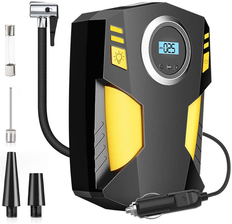 Tiretek Rx-I Digital Car Tire Inflator Air Pump 12V Portable Air Compressor Wi 