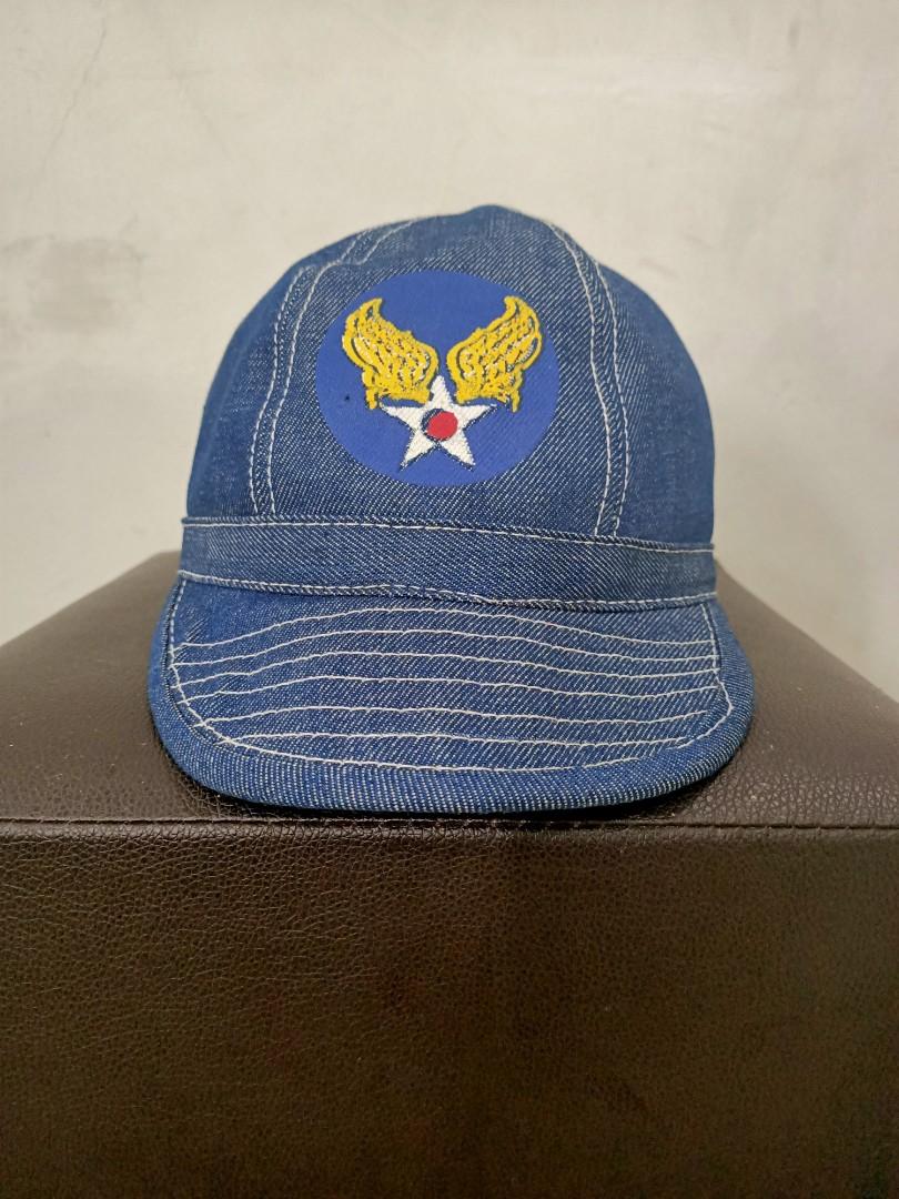 Usaf mechanic a3 denim cap, Men's Fashion, Watches & Accessories, Cap &  Hats on Carousell