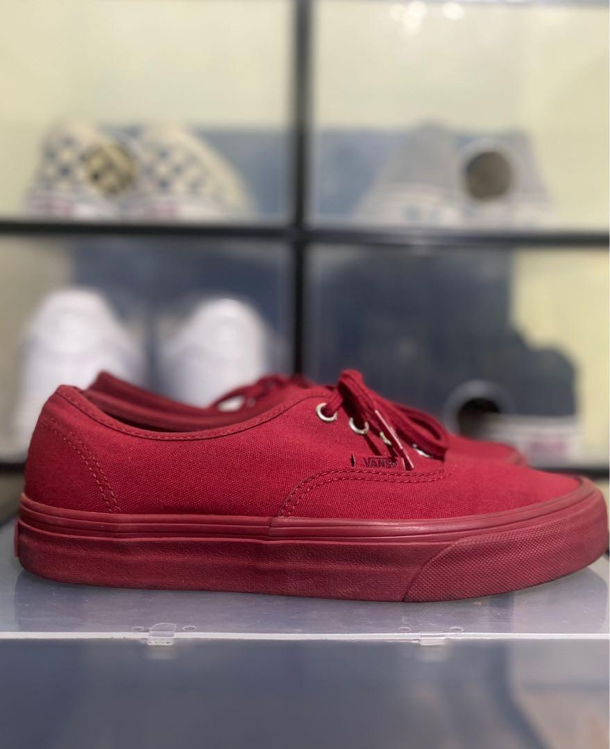 VANS AUTHENTIC “RED Men's Fashion, Footwear, on Carousell