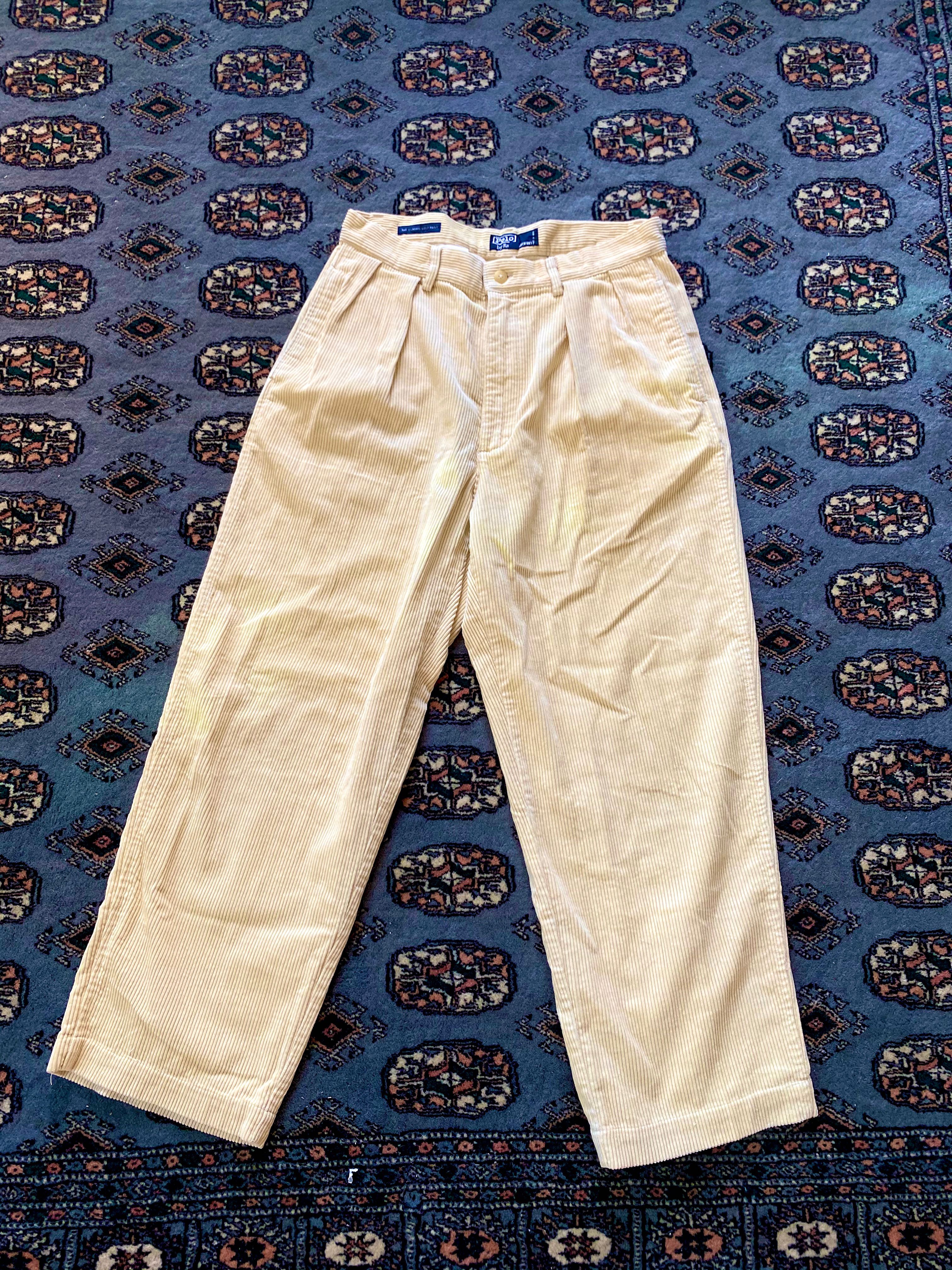 Vintage 90s Polo Ralph Lauren Cream 