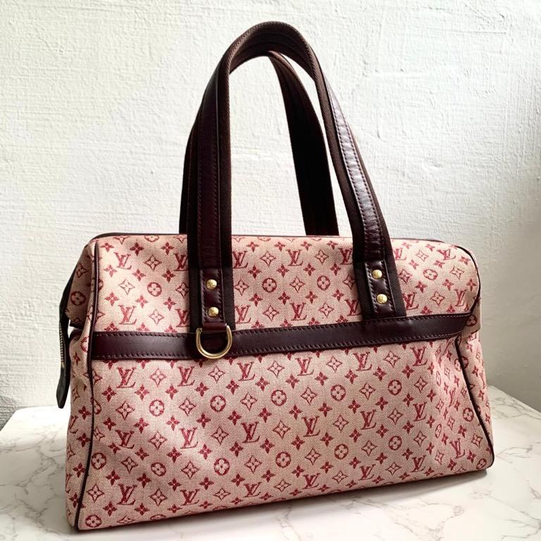 Louis vuitton pink canvas bag outlet
