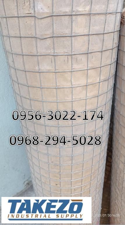 WELDED WIRE MESH (Category: Construction & Building Materials) located in Quezon City. Submitted by dforte2026 (Listing ID 1104077587, Image 2). Description: The welded wire mesh is a metal wire screen that is made up of low carbon steel wire or stainless steel wire. It is available in various sizes and shapes. It is widely used in agricultural, industrial, transportation, horticultural and food procuring sectors. = 1x1, 4ft, Gauge 19, 22 meters 