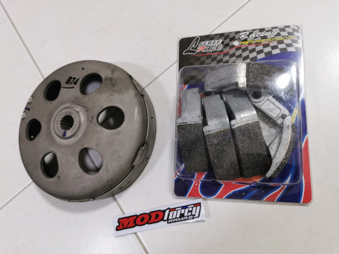 Xmax carbon clutch pad & modified clutch bell, Motorcycles, Motorcycle