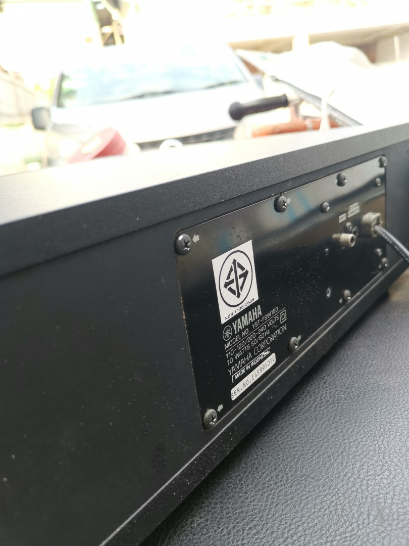 YAMAHA SUBWOOFER SYSTEM YST FSW150 Audio Soundbars Speakers