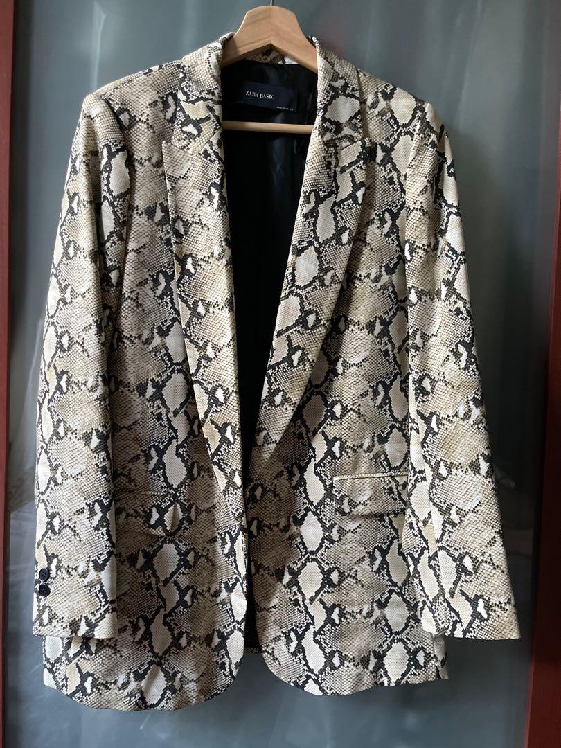 snake jacket zara