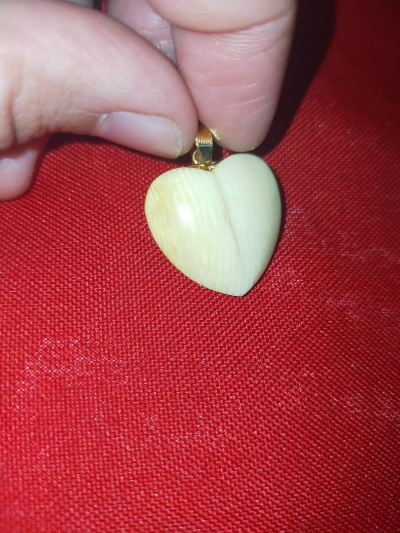 Ivory heart hotsell pendant