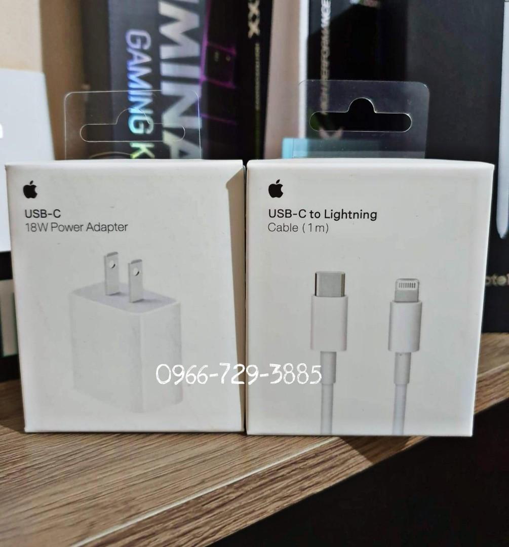 18watts apple adaptor and USB-C to Lightning Cable (Category: Chargers & Cables) located in Manila. Submitted by chelshoptiqueph (Listing ID 1104102140, Image 1). Description: In stocks Legit Apple Charger (Sealed) ON SALE🏷 to USB 📌Apple 18watts Power Adapter + Apple USB-C to Lightning Cable ✔GUARANTEED ORIGINAL 101% ●Moneyback Guaranteed ●With Warranty ●Fast charging ●With Legit/Completed serial codes/cablemarks ●Brandnew/Sealed. ●Compatible u
