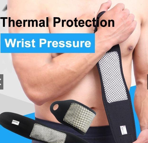 2 Packs Self-heating Magnetic Compression strap and Wrist Support