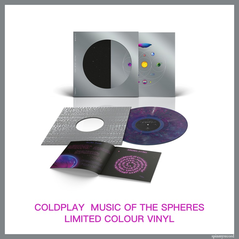 預訂] Coldplay Music of the Spheres Limited Colour Vinyl 限量銀色