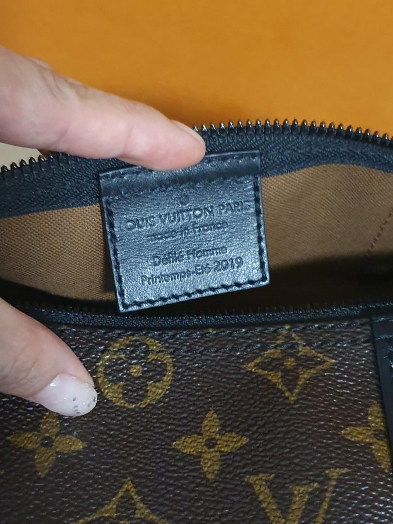 Louis Vuitton 2054 Polochon Shoulder Mini Bag Pouch Black Virgil Aboloh  Unused